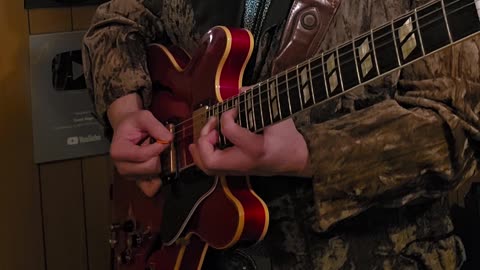 Blues guitar example.