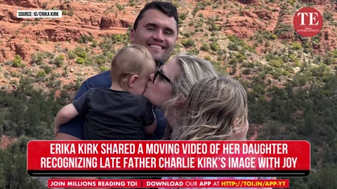 Erika Kirk Captures Heart-Stopping Moment Her Daughter Recognizes Late Father’s Poster