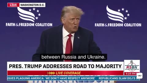 Mr. End the War in 24 Hours.