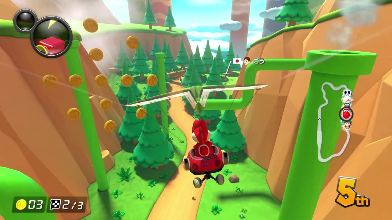 #MarioKart8Deluxe Race Eight: 3DS Rock Rock Mountain