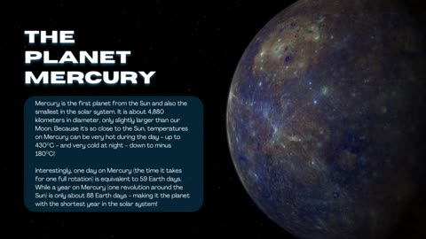THE PLANET MERCURY