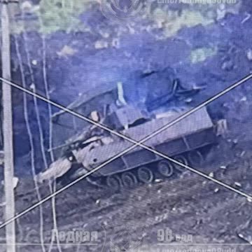 Ukrainian Bradley IFV Tried to Cross the Border Into Russia