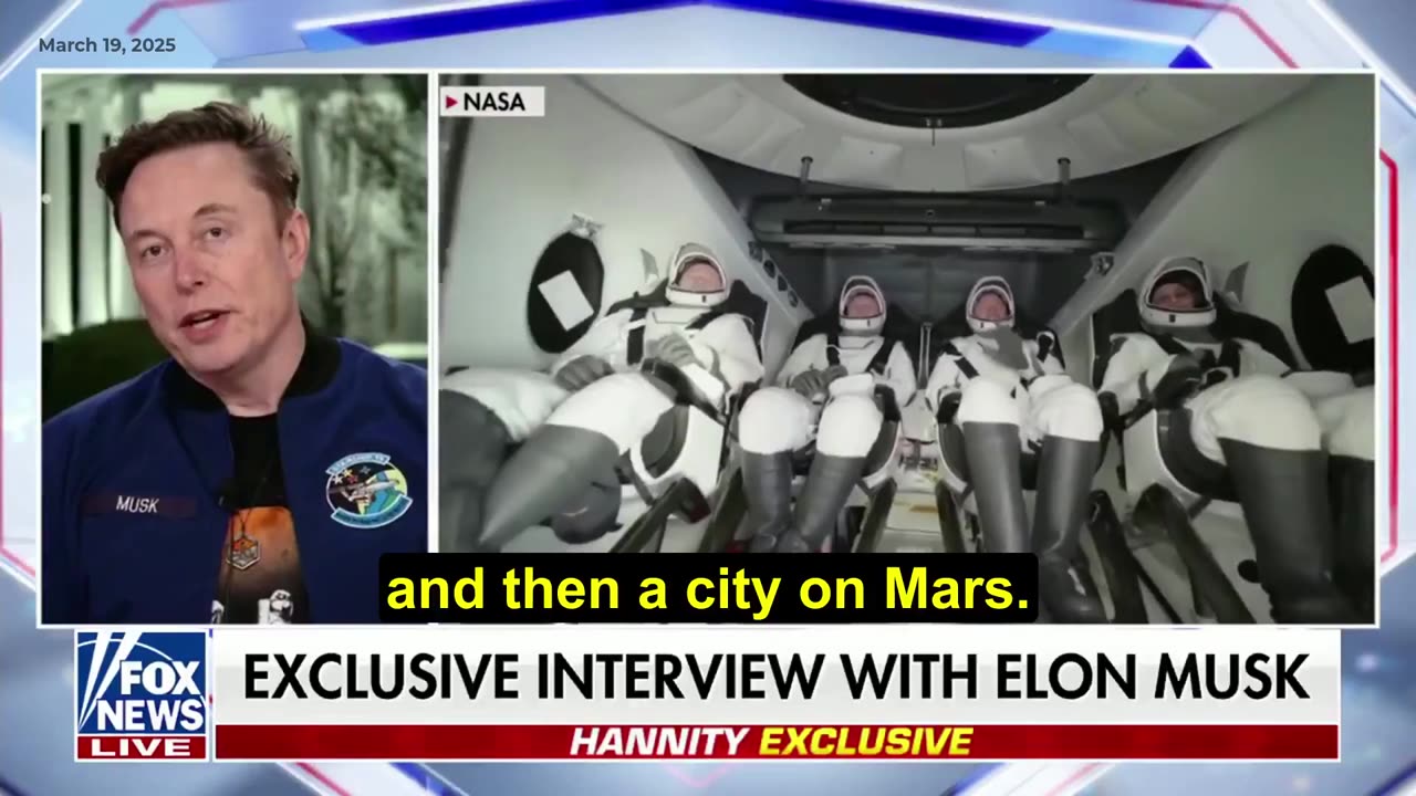 Elon Musk: Building a City on Mars Will Drive Breakthroughs That Benefit Life on Earth