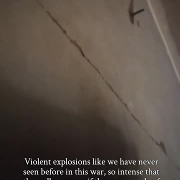 This is how our day begins: Violent bombing and shelling every moment