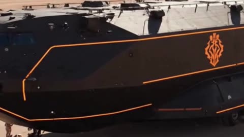 Heavy lift cargo carrier on desert strip | The Quantum Transit #SpaceLuxury #shorts #usa #shorts #uk