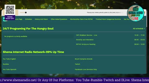 Shema Internet Radio Live Daily Stream