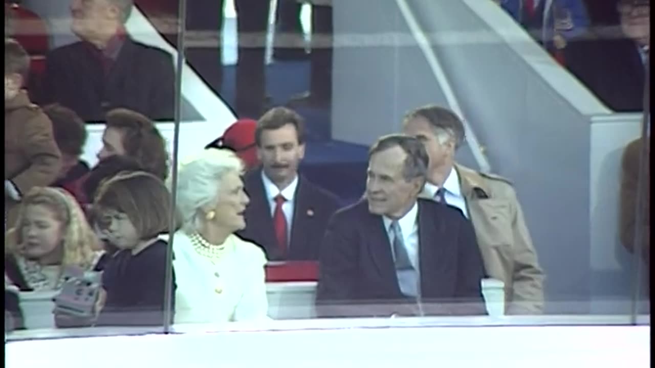 President Bush Attends the Inaugural Parade - 20 January 1989