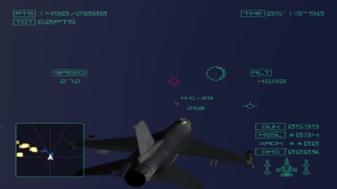 Ace Combat 4 Shattered Skies - No Commentary Playthrough - Mission 5 - Normal