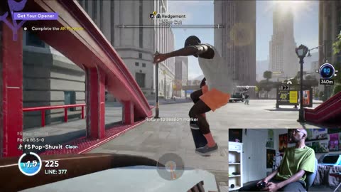 Chilling Playing Skate 4
