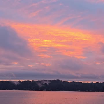 Beautiful and colorful sunrise