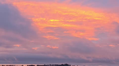 Beautiful and colorful sunrise