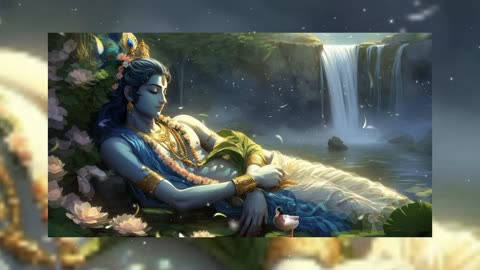 sleep krishna and meditation | sleep with lord krishna