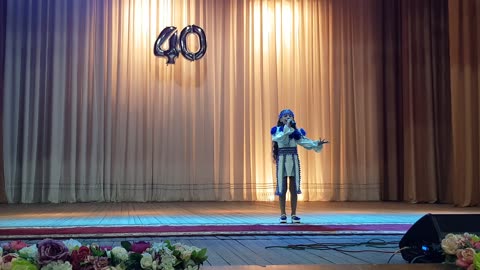Anastasia Coca la Sărbătorirea a 40 de ani de la deschiderea Casei raionale de cultură 9/29