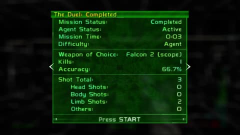 Perfect Dark (PC Port) The Duel - Agent (0:03)