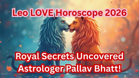 Leo Love Horoscope 2026 | Royal Secrets Uncovered by Pallav Bhatt!