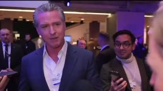 🤪 Corrupt California Governor Gavin NewSCUM Has a Bizarre 'TDS' Meltdown at the WEF Shindig in Davos 🤡