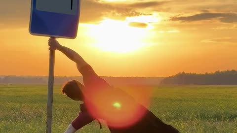 Street Sign Encourages Human Flag