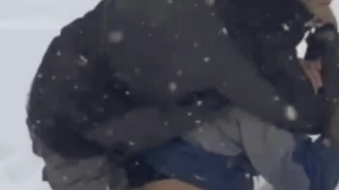 🤯❄️ Snowboarder Challenges UFC Fighter Sean Strickland to Grappling Match in Snow! | FCN
