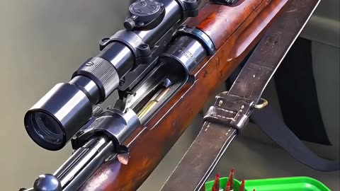 二战时期瑞典的最佳狙击步枪 #国外合法拍摄国内请勿模仿#武器科普#实弹射击#男人减速带#靶场射击