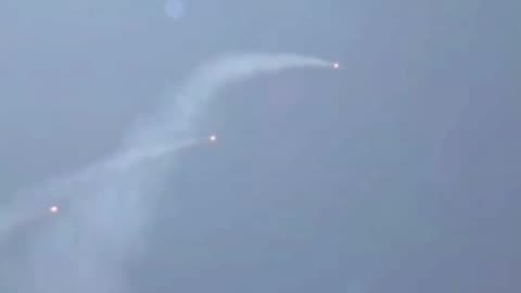 The interceptors that were launched towards the Iranian missiles