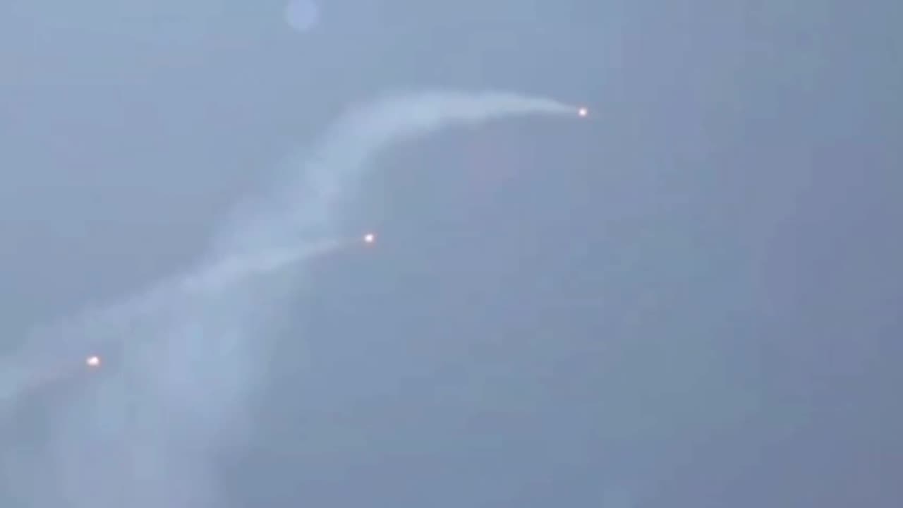The interceptors that were launched towards the Iranian missiles
