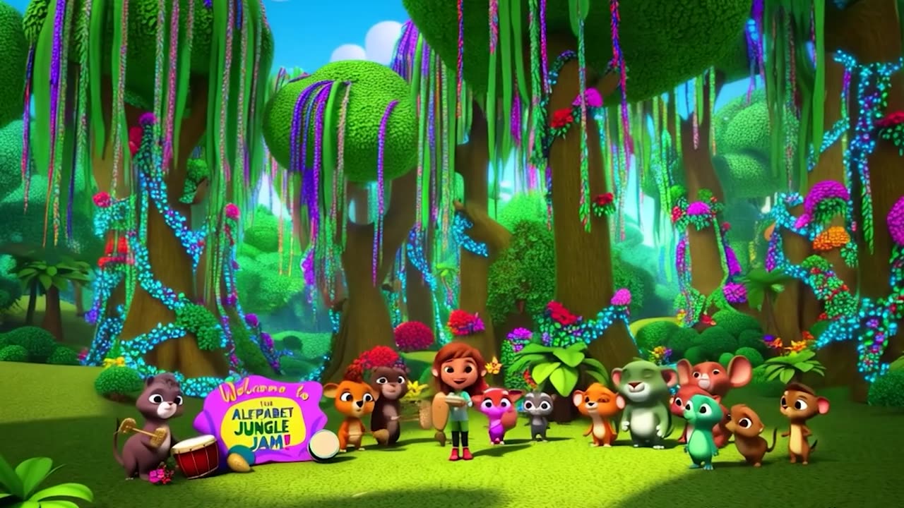 [Children's song] The Alphabet Jungle Jam