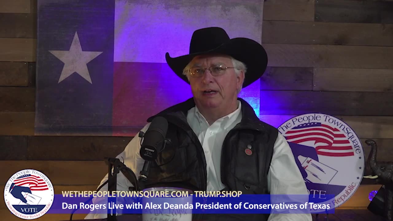 Dan Rogers with Alex Deanda President of Conservatives of Texas