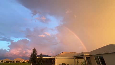 Rainbow after summer storm: 7-5-2025