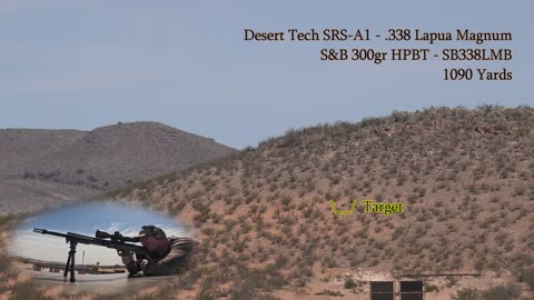 Desert Tech SRS-A1 - .338 Lapua Magnum - 1000 Yards