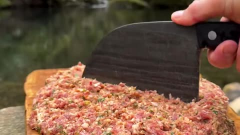 Beef Kebabs on Wood Grill | Smoky, Juicy & Flame-Grilled Perfection!