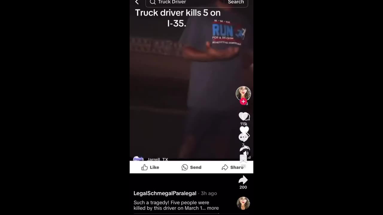 Video 1 from Austin, TX, 19-vehicle crash, 18-wheeler driver can't speak English