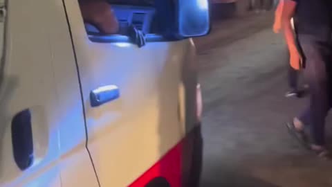 The moment Israeli warplanes targeted a group of civilians gathered near a phone charging point