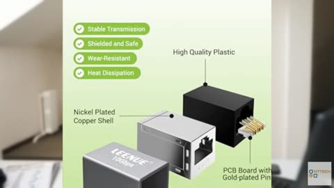 LEENUE Ethernet Coupler Female to Female, 10Gbps/600MHz, Gold-pated RJ45 Coupler