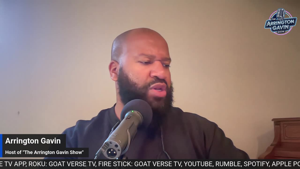 The Arrington Gavin Show "SEPERATE THE CREATOR FROM THE CREATION"