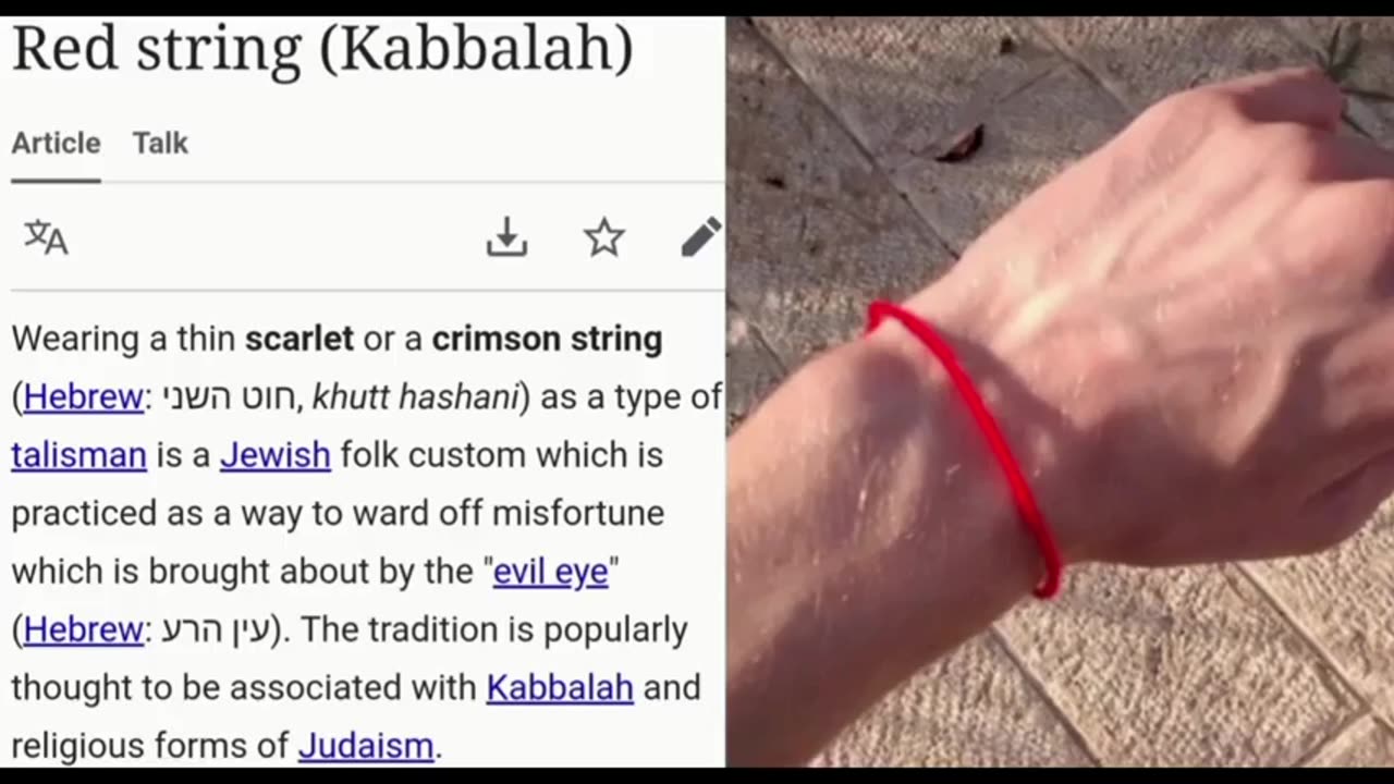 Ian Carroll wears Kabbalah bracelet filling in for Candace Owens