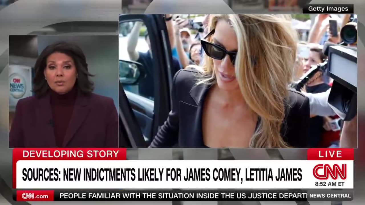 DOJ likely to re-charge James Comey and Letitia James