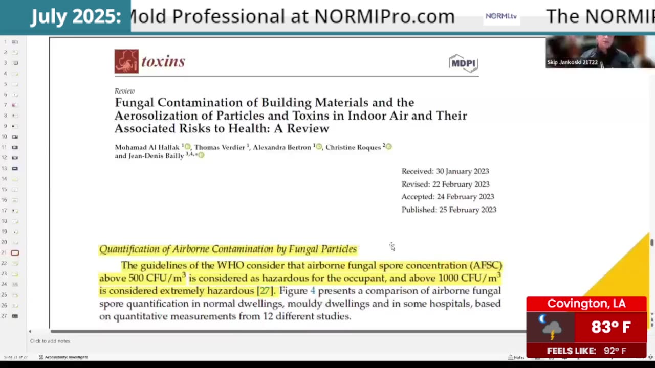 The Indoor Air Quality Channel