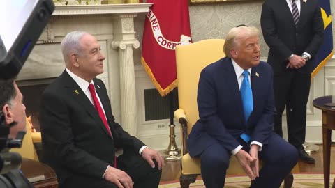 🇺🇸🇮🇱 PRESIDENT TRUMP HOSTS BILATERAL MEETING WITH ISRAELI PRIME MINISTER! 🏛️🤝