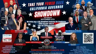 Take Your Power Back California Governor Showdown LIVE 11/8