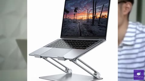 Lamicall Adjustable Laptop Stand, Portable Laptop Riser, Aluminum Laptop Stand f