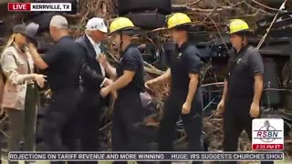 Watch How These Firefighters Honor Melania Trump — Texans Do It Right!