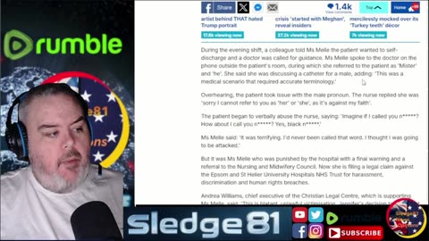 Nurse Suspended for calling a man a man