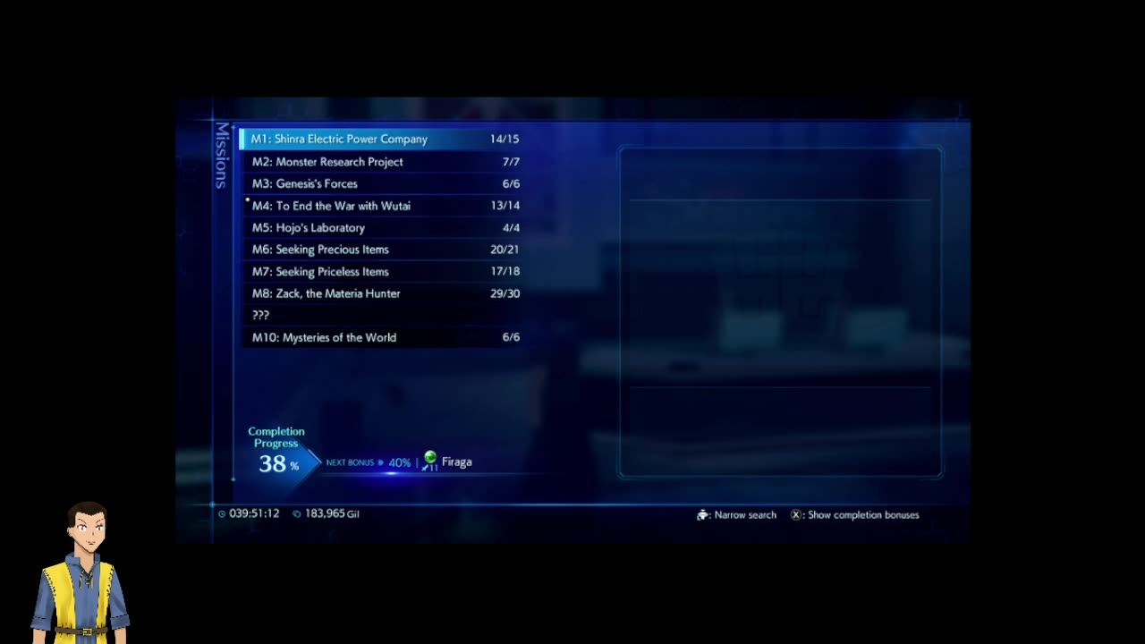 Final Fantasy 7 CC Reunion (Switch) day 35