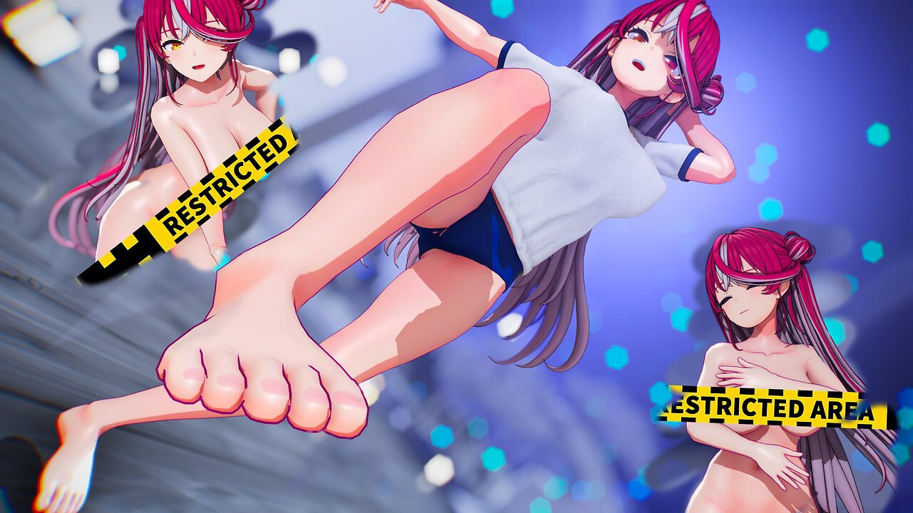 【MMD ホロライブ 4K/60fps】《Houshou Marine (宝鐘マリン)》~《IRIS OUT》