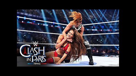 Becky Lynch vs. Nikki Bella _ Women's Intercontinental Title Match_ Clash in Paris 2025 highlights