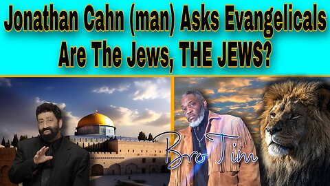 Jonathan Cahn (man) Asks Evangelicals Are The Jews, The Jews?