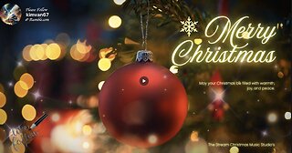 Christmas View of Scotland Castle, Part #2 Celtic Music Like it Should Be