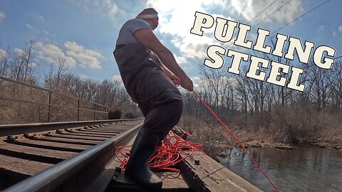 Railroad Track Magnet Fishing