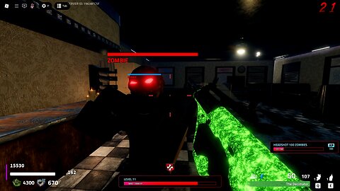 Playing Korrupt Zombies in Roblox - (No Commentary).