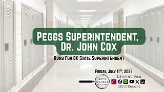 Peggs Superintendent, Dr. John Cox, Running For OK State Superintendent